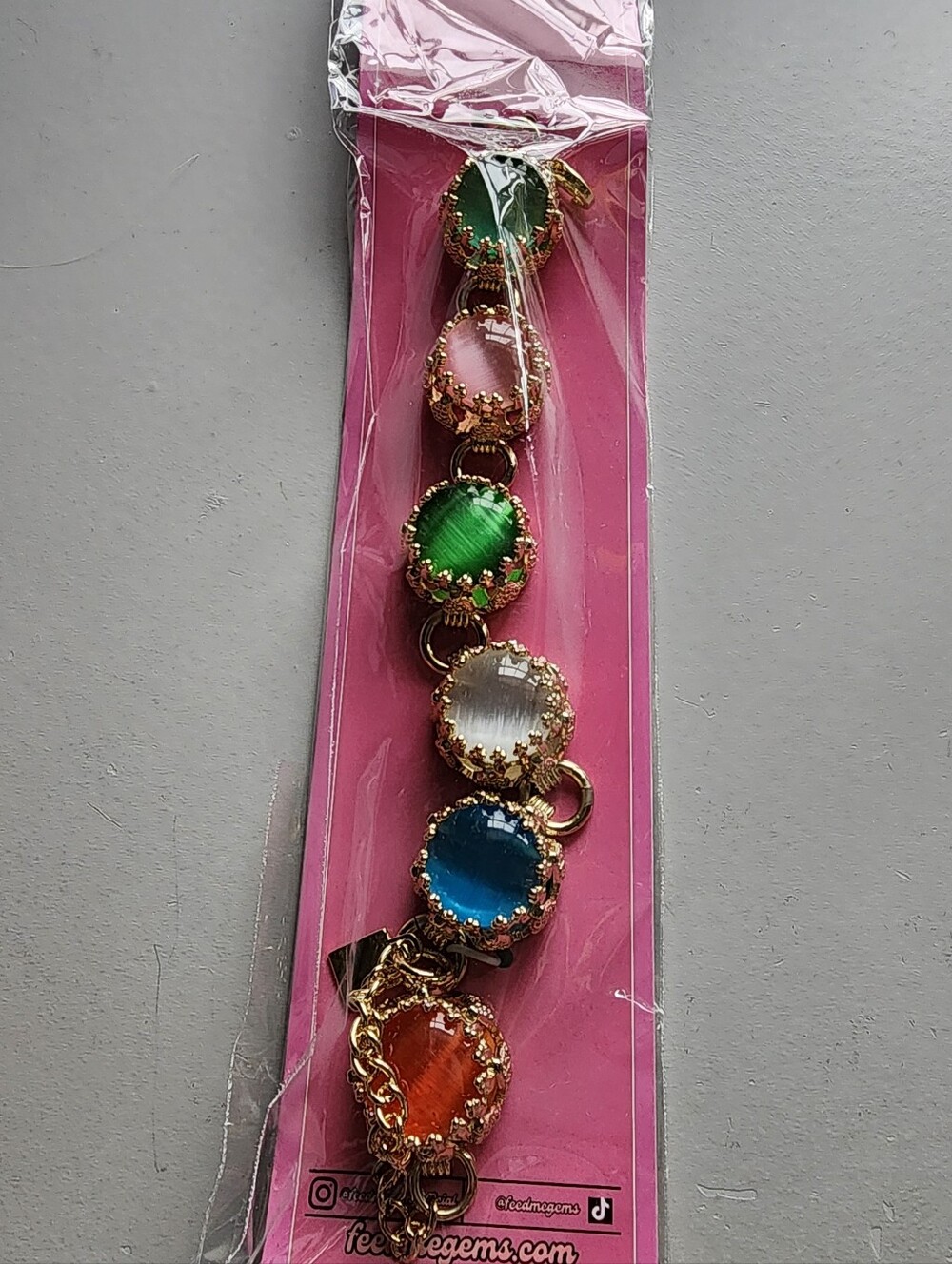 Feed Me Gems | NWT | Paper Crown Jewel Bracelet